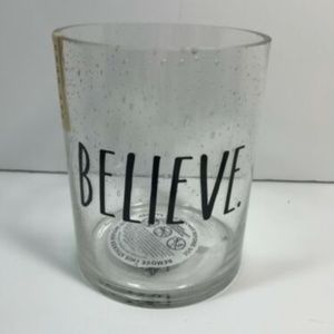 Rae Dunn BELIEVE Hurricane Candle Holder
